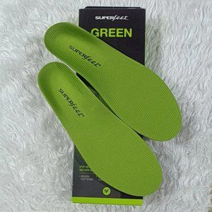 Super feet High Arch Correction Insole, High Arch Support Insole, Green Size D